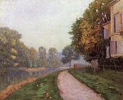 Gustave Caillebotte, Riverbank in Morning Haze